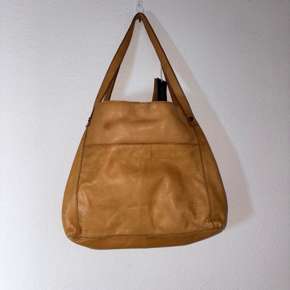 American Leather Co Tote Bag Large Honey Tan New Glove Leather Shoulder Bag